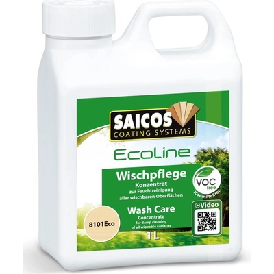 SAICOS 8101 Eco Wash Care koncentrát na mytí dřevěných podlah 1 l