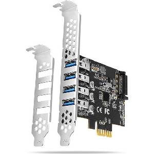 AXAGON PCEU-43RS PCI-E card 4ext xUSB3 port (PCEU-43RS)