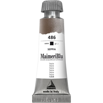 Maimeri Blu Акварелна боя Sepia 486 12 ml 1 бр (M1609486)