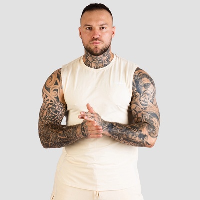 GymBeam Мъжки Топ TRN Tank Top Sand S