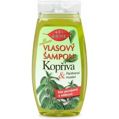 Bione Cosmetisc BIO Vlasový šampón Žihľava 260 ml žihľava