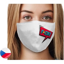 Nanolion mask Antivirová nanorouška z nanovlákna PA6 s aktivním stříbrem AG+ znovupoužitelná Fck teen