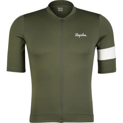Rapha Мъжка фланелка с къс ръкав за колоездене Rapha Core Jersey Cycling jersey - Deep Depths / White Alyssum - размер XL (056-3756-0715)