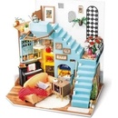 ROBOTIME Rolife DYI House: Joyin obývací pokoj s LED osvětlením