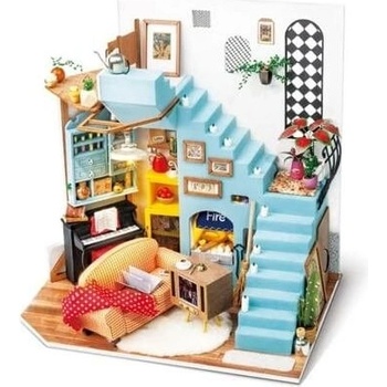 ROBOTIME Rolife DYI House: Joyin obývací pokoj s LED osvětlením