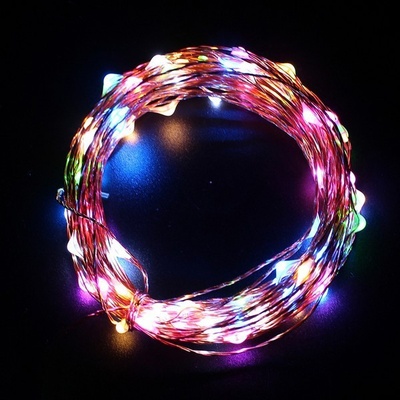 Linder Exclusiv LED batériová reťaz 30 LED multicolor LE-110M