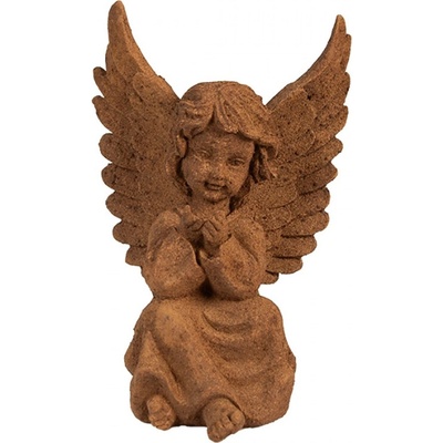 Náboženská socha sedícího andělíčka III Bartholomeus – 15 cm – Zboží Mobilmania