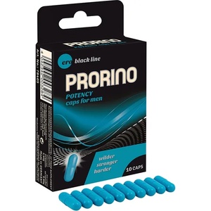 HOT Ero Prorino Black Line Potency caps for men 10tbl