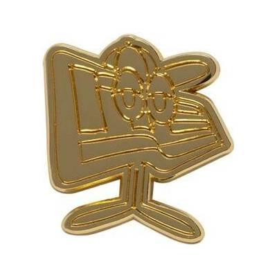 New Era odznak cap flag gold