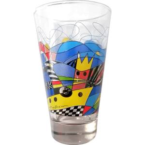 Uniglass Стъклена чаша за сок, цветна 250мл. Uniglass Marocco 53047