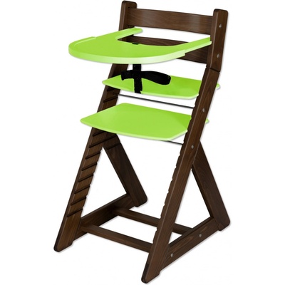 Hajdalánek Rostoucí židle Ela velký pultík ořech / zelená