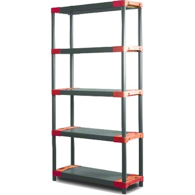Wamar Sosenka Regál JUPITER-5 180x60 x 46 PVC Červená