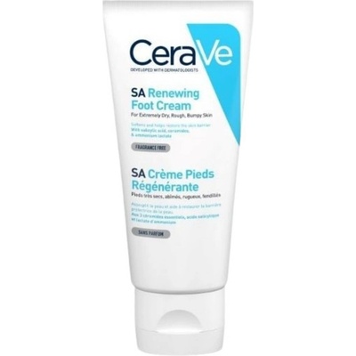 CeraVe SA Обновяващ крем за крака, 88 ml