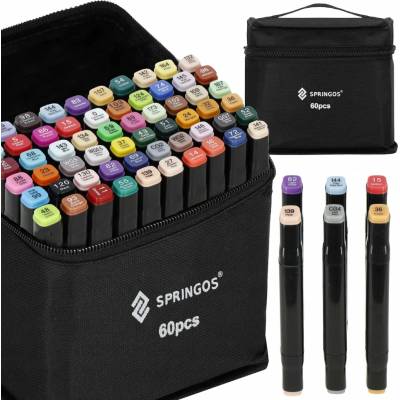 Popisovače Promarkery Springos 60 ks