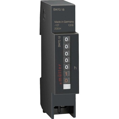 Müller BW 70.18 230V 60Hz počítadlo prevádzkových hodín Valčekové počítadlo