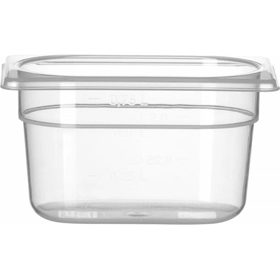 Hendi Gastronádoba 1/9, 1,0, GN 1/9, 1L, Průhledná, 176x108x(H)100mm