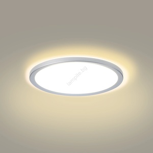 Brilagi - led таванно осветително тяло за баня ultra slim led/18w/230v Ø 30 см сребристо ip54 (bg3802)