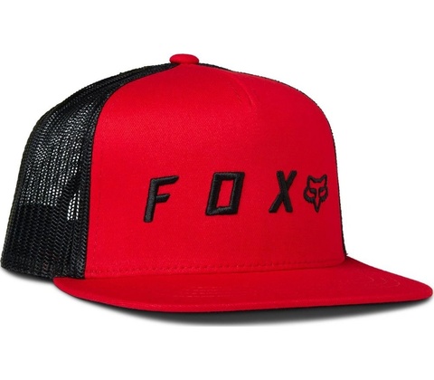 FOX Yth Absolute Snapback Mesh Hat Flame Red