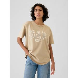GAP Oversize тениска Gap GAP | Bezhov | ЖЕНИ | XS