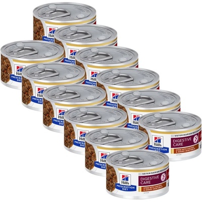 Hill's Hill s Prescription Diet i/d Stew Грижа за храносмилането консерви за котки 12 x 82 г