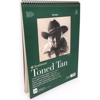 Strathmore Toned Tan pad 24 listů 118g 27,9 x 35,5 cm – Zboží Dáma