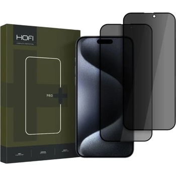 HOFI 2 бр. Закълено стъкло Hofi Anti Spy Glass Pro+ за Apple iPhone 16 Privacy (HOFI535)