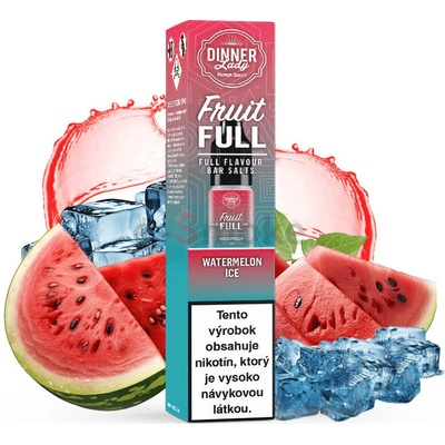 Dinner Lady BAR SALTS Fruit FULL Watermelon Ice 10 ml 20 mg