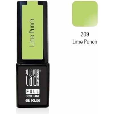GlamLac Gel lak zelený 209 Lime Punch 6 ml