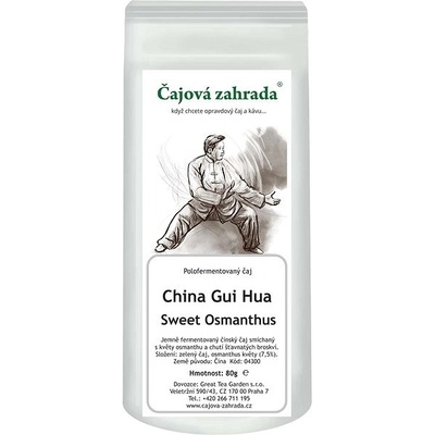 Čajová zahrada China Gui Hua Sweet Osmanthus oolong čaj 80 g