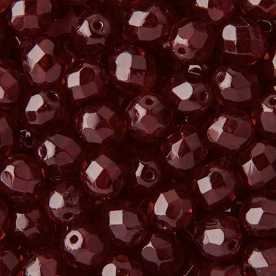 Manumi Brúsené koráliky 8mm Garnet - 110 ks