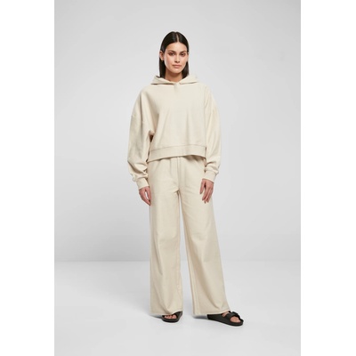 Urban Classics Дамски къс суичър с качулка в цвят екрю Urban Classics HoodyUB-TB5056-03680 - Екрю, размер 3XL