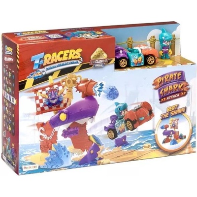 Magic Box Комплект T-Racers за игра пиратска атака с акули (PTRSD014IN20)