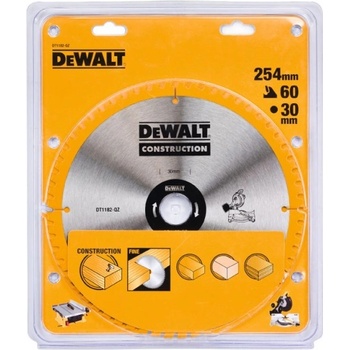 DeWALT DT1182 Pílový kotúč CONSTRUCTION, ø 254 mm, 60 zubov