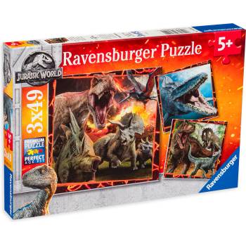 Ravensburger Пъзел Ravensburger от 3 x 49 части - Инстинкт за лов (08054)