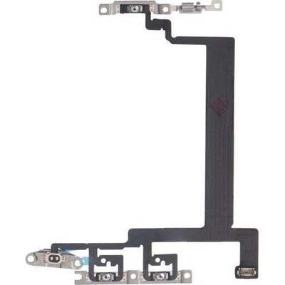 Flex kabel tlačítka zapínání + tlačítka hlasitosti + kovová destička pro Apple iPhone 13 Mini