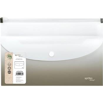 SPOKO Калъф за документи SPOKO ReLeaf Gradient PP A/5 с цип и DL патент сив S110552106 (S110552106)