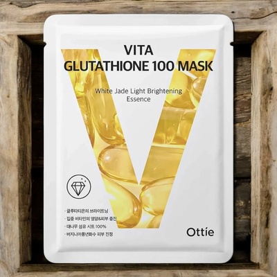 ottie vita glutathione 100 mask Ottie 100 Mask Vita Glutathion plátýnková maska 25 ml od 59 Kč