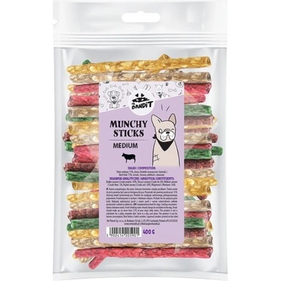 VetExpert Mr. Bandit Muchy Sticks mini - лакомство за куче, цветни пръчици - Полша