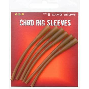 ESP prevleky Chod Rig Sleeves Camo Brown