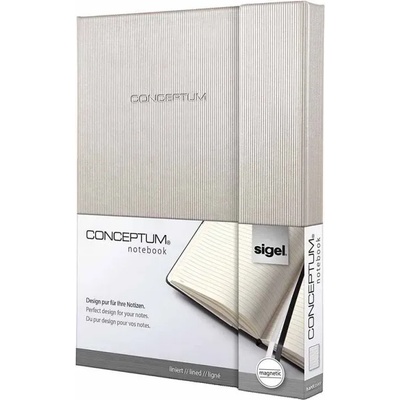 Conceptum Бележник CONCEPTUM Sigel A5 твърда корица, цвят шампанско (CO630)