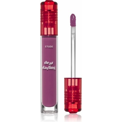 Etude Dear Darling water Gel Tint farba na pery s gélovou textúrou 07 Red Bean pink 5 g