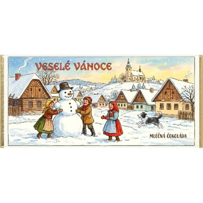 CHOCO POLA Veselé Vánoce Lada mléčná 100 g