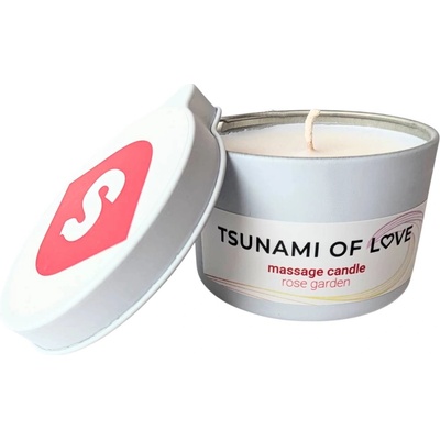 Масажна свещ Tsunami of Love Rose Garden (100 мл)