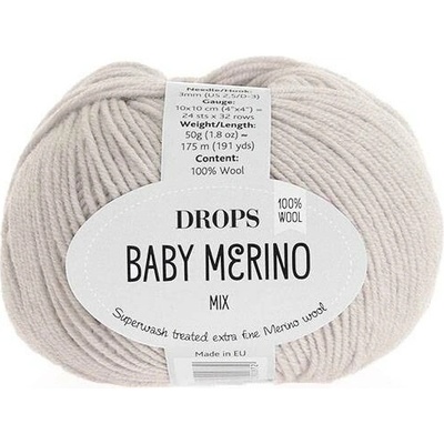 Příze DROPS Baby merino mix 23 - světle béžová