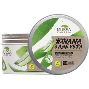 Mussa Canaria Крем за тяло, с органичен банан и алое вера от Канарските острови, 250 ml Лосион за тяло