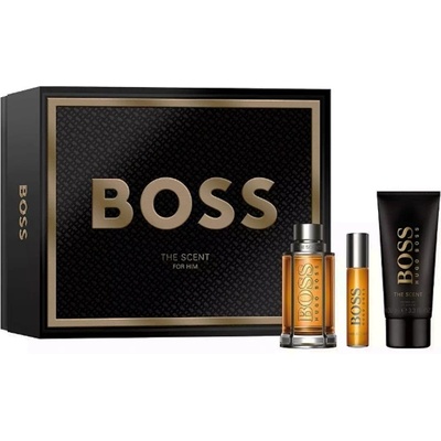 HUGO BOSS Boss The Scent Комплект (EDT 100ml + EDT 10ml + SG 100ml) за Мъже