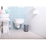 EKO-Europe EKO Кош за отпадъци с педал BELLE DELUXE- 3 литра - сив (EKO 921703 - Grey) - luxdom