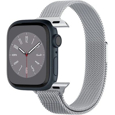 Spigen Стоманена каишка за Apple Watch 38мм, 40мм, 41мм, 42мм (2024) - Spigen Metal Fit Band (сребрист) (AMP06842)