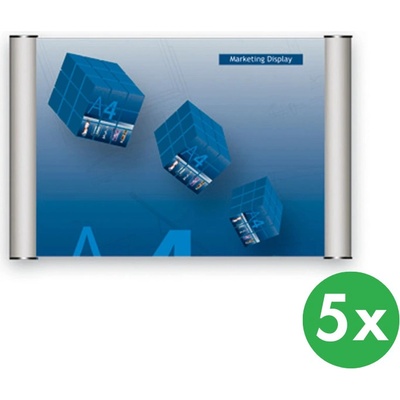 Jmenovky na dveře na klip, pro formát 148 x 148 mm, 5 ks