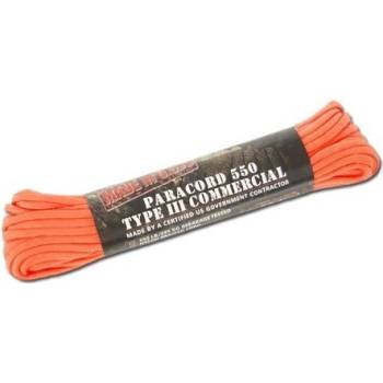 Mil-Tec Padáková šnúra paracord 550 oranžová
